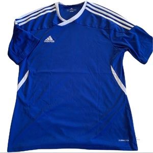 Adidas Mens Large blue jersey  clima cool